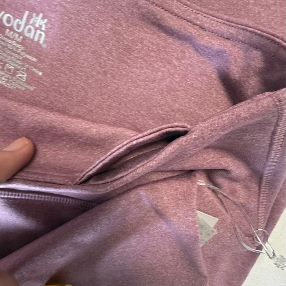 New Kyodan Yoga High-Rise Slimming Leggings in Heathered Mauve - Picture 10 of 10